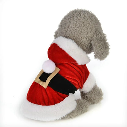 Fluffy Aura - Santa's Dog Outfit